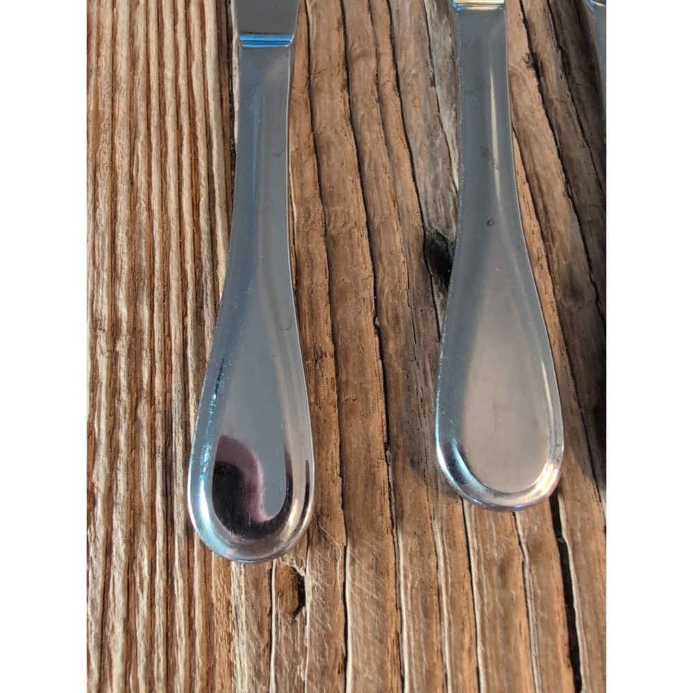 Mikasa Bravo Stainless Glossy 4 Dinner Knives 4 Pieces - Picture 15 of 16